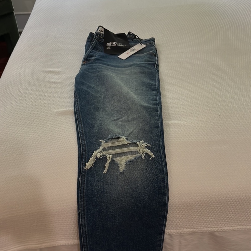 Askk NY high rise straight denim 28 - Picture 3 of 4